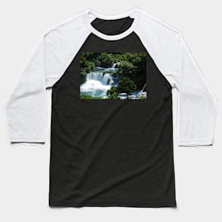 Krka River Waterfalls! Baseball T-Shirt